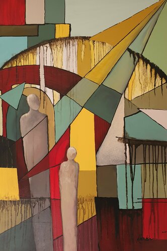 Guardians of Isolation - Farewell di Karnish Art, Pittura in vendita su Singulart
