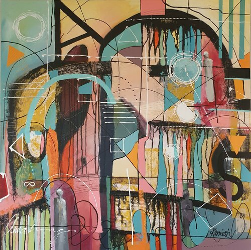 The Guardians of Awakening di Karnish Art, Pittura in vendita su Singulart