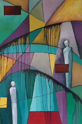 Guardians of Isolation - Separation par Karnish Art, Peinture en vente sur Singulart