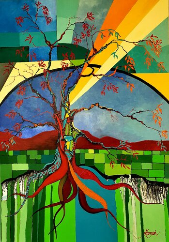 I AM the Storyteller di Karnish Art, Pittura in vendita su Singulart