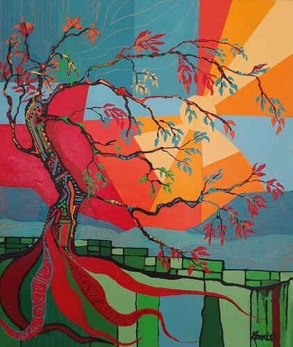 I AM the Storyteller Too di Karnish Art, Pittura in vendita su Singulart