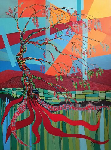 I AM the Storyteller III de Karnish Art, Pintura a la venta en Singulart