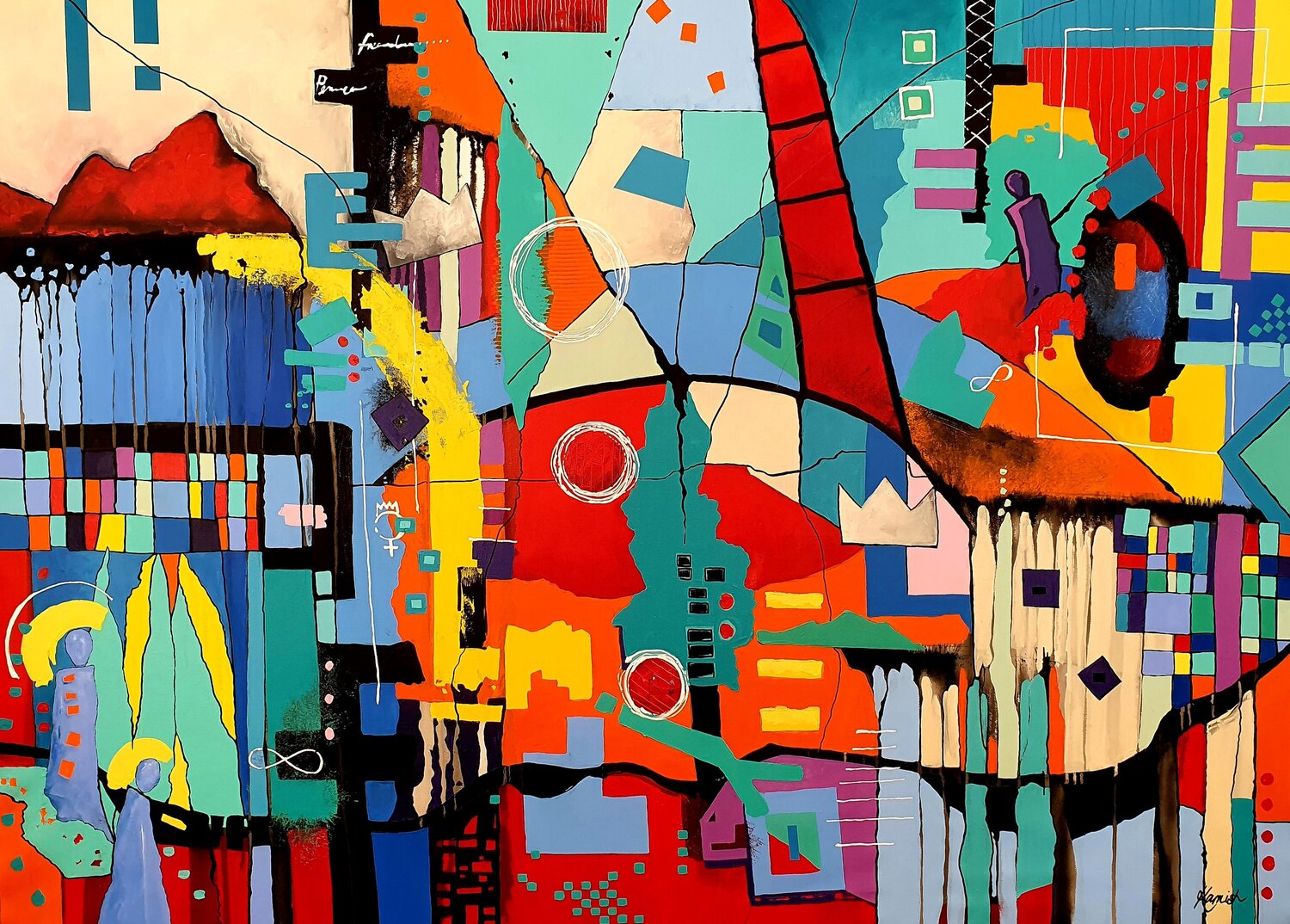 KING - Extra Large Artwork Karnish Art