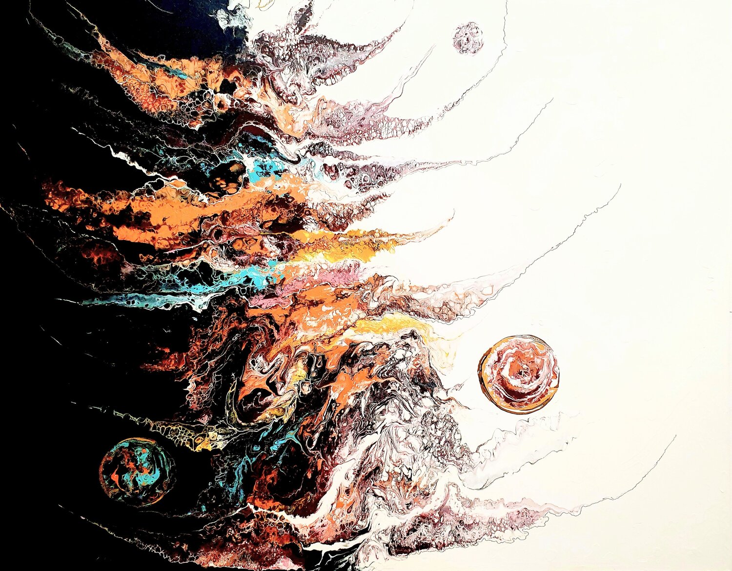 Balance von Karnish Art (2022): Malerei Acryl, Öl auf Leinwand - Singulart