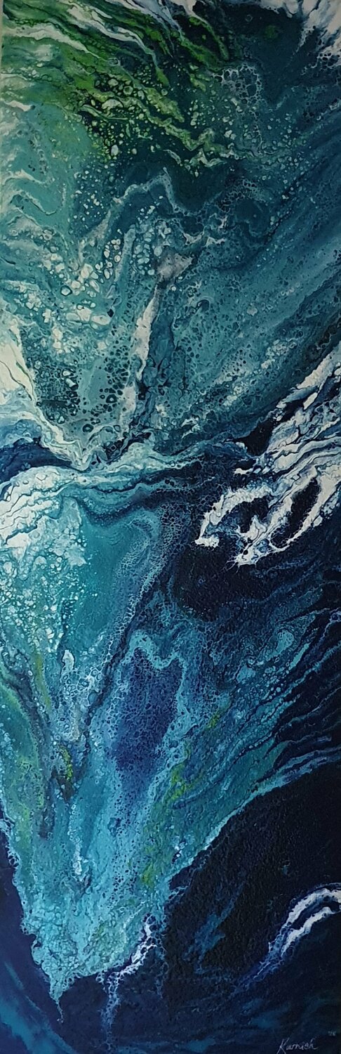 Aquamarine Dream Karnish Art