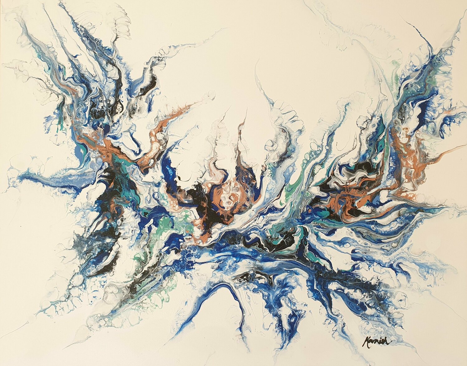 Want to dive into your Ocean... Karnish Art