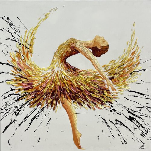 Fiery Dance von Anna Clark, Malerei kaufen auf Singulart