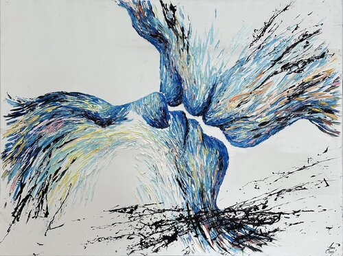 Moment of Connection von Anna Clark, Malerei kaufen auf Singulart