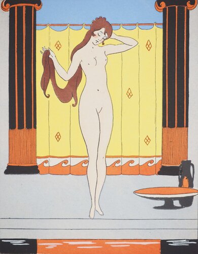Art Déco : Phryné, courtisane à la grande beauté, c van Maggy Monier, Afdruk te koop op Singulart