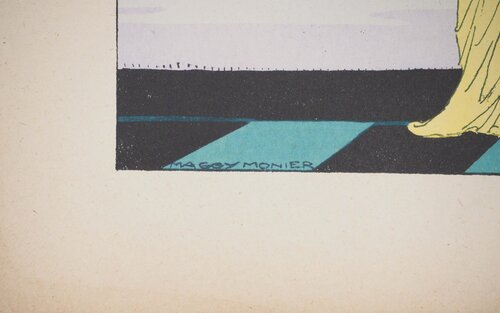 Art Déco : Jeune fille élégante et moderne, c Maggy Monier