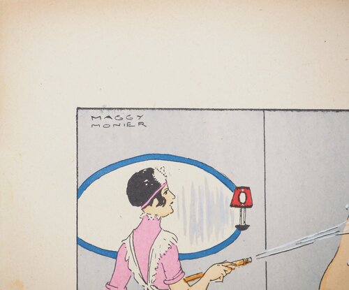 Art Déco : La douche à la lance, c Maggy Monier