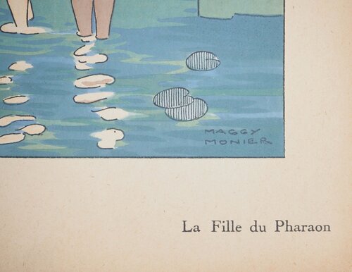 Art Déco : La fille de Pharaon, c Maggy Monier
