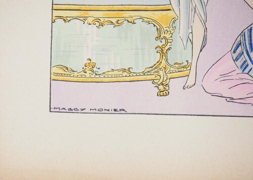 Art Déco : Le bain de Manon, c Maggy Monier