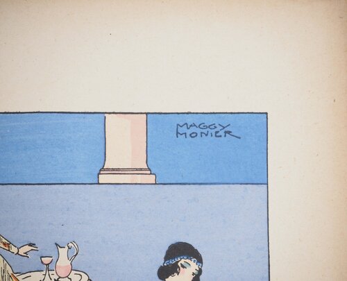 Art Déco : Diane de Poitiers, c van Maggy Monier, Afdruk te koop op Singulart