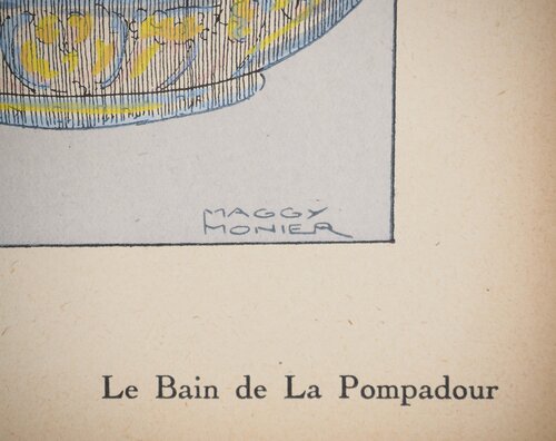Art Déco : Le bain de la Pompadour, c Maggy Monier