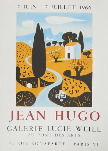 Paysage de Provence au cyprès by Jean Hugo, Print for Sale on Singulart