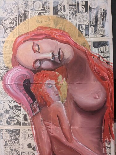 Mutterschaft by Tamara Berger, 회화 for Sale on Singulart