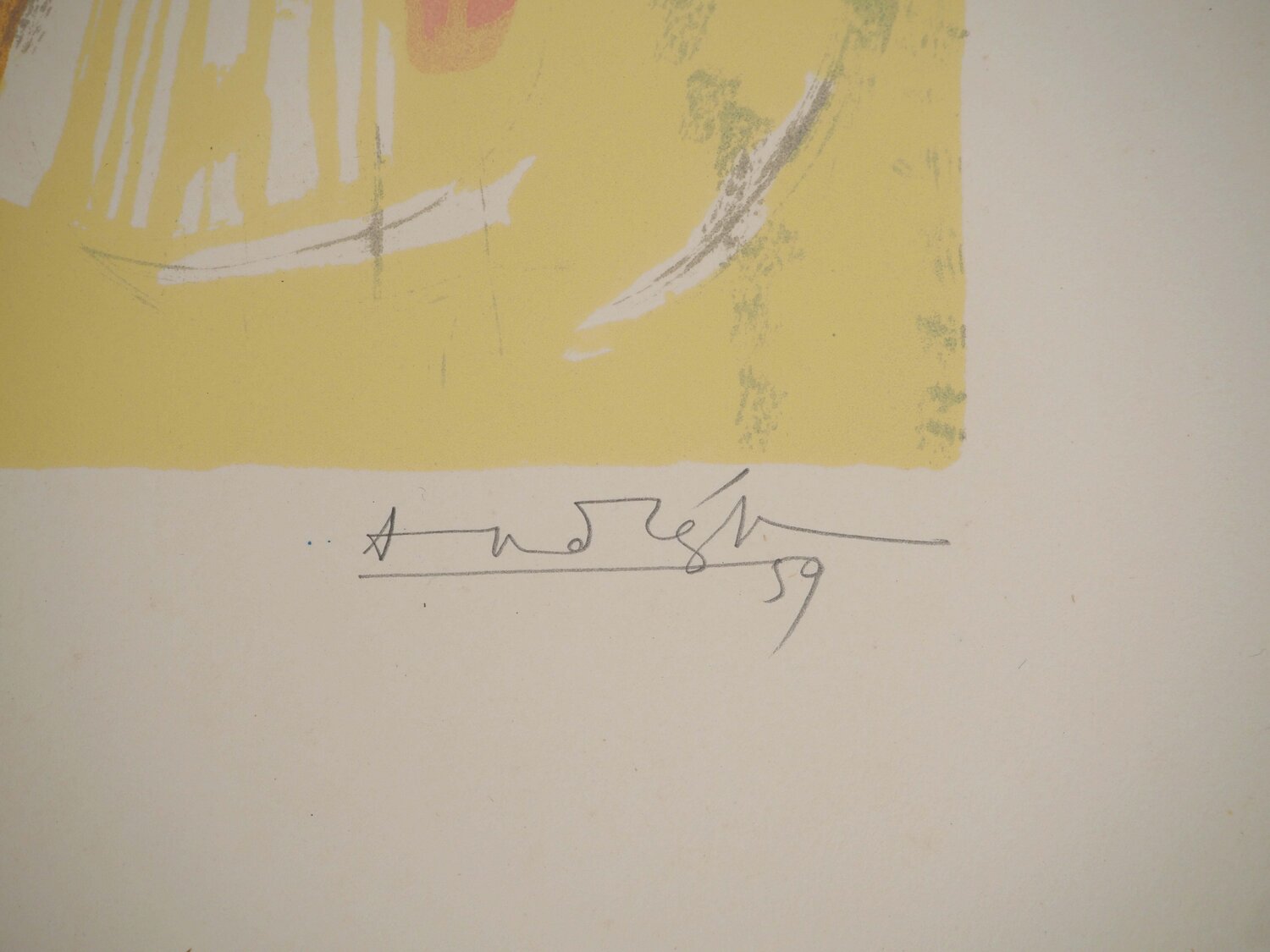 Composition colorée Constantin Andreou Stampa in vendita