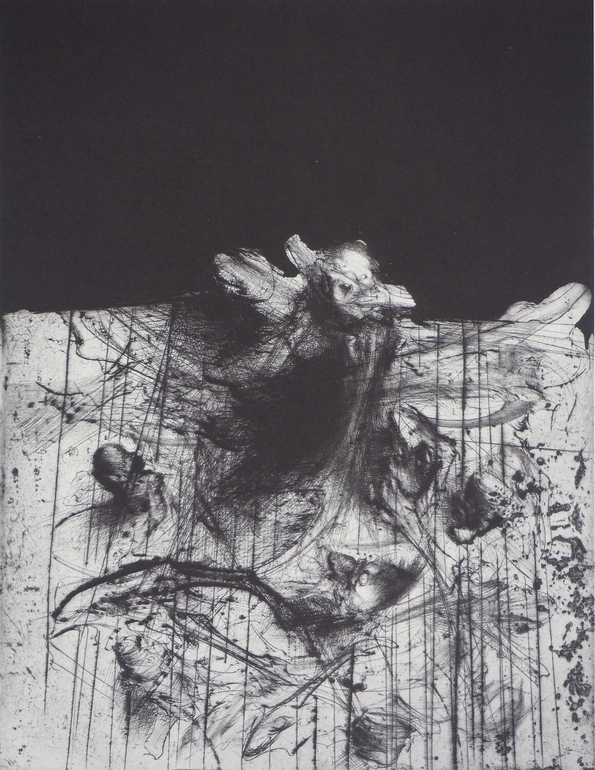Surface tourmentée (Planche H. 4e état) Miodrag Djuric Druck zu verkaufen