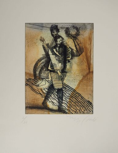 Fleuve Maudit : La couronne de laurier di Miguel Conde, Stampa in vendita su Singulart