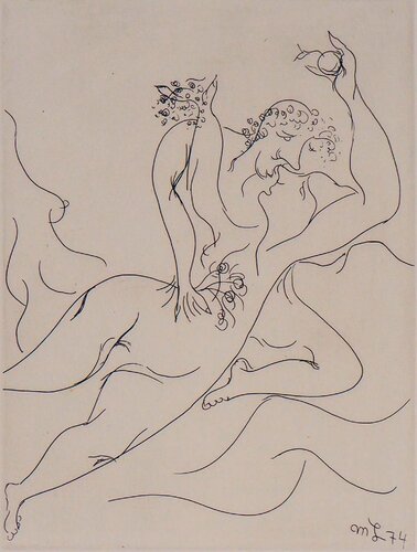 Cantique des Cantiques, Amants emportés par les flots de la passion par Meyer Lazar, Édition en vente sur Singulart