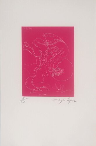 Baiser solaire, Gravure originale signée von Meyer Lazar, Druck kaufen auf Singulart