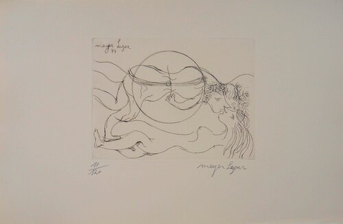 Baiser musical, Gravure originale signée von Meyer Lazar, Druck kaufen auf Singulart