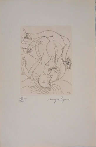 Amour renversant, Gravure originale signée by Meyer Lazar, Print for Sale on Singulart