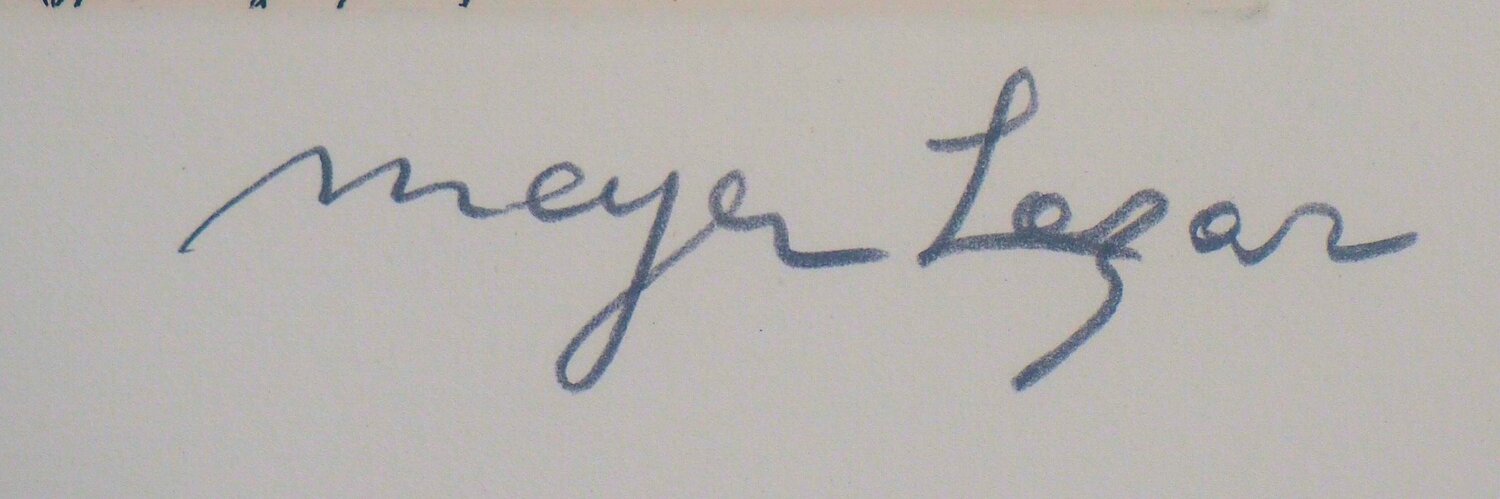 Cantique des Cantiques, Divin baiser Meyer Lazar