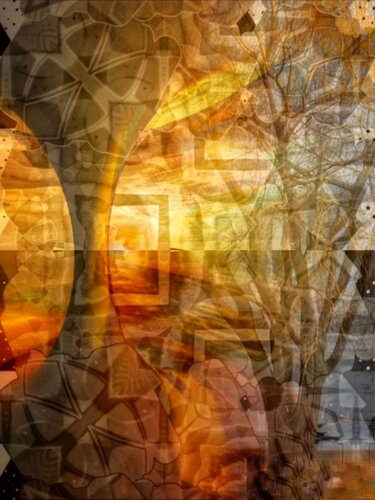 Vegetación geométrica von Natalia Fernández Díaz-Cabal, Digital kaufen auf Singulart