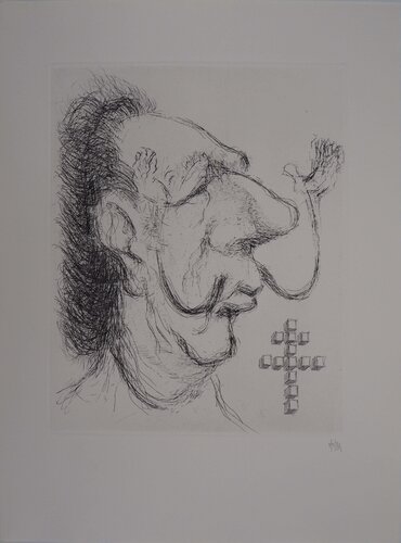 Dali en Général de Gaulle de Louis Mitelberg, Impresión a la venta en Singulart
