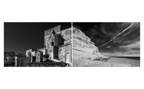 Dittico 1  Matera/Siculiana Marina de Giampaolo Antoni, Fotografía a la venta en Singulart