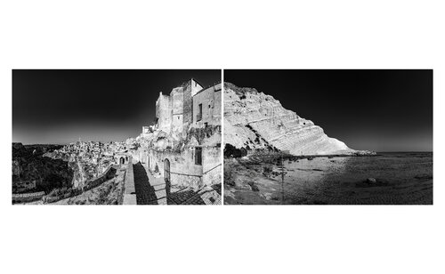Dittico 8 Matera-Scala dei Turchi Sicilia. van Giampaolo Antoni, Fotografie te koop op Singulart