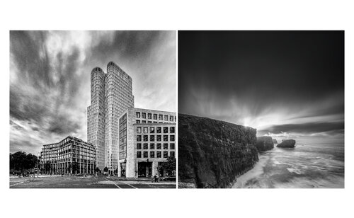 Dittico 7 Motel One-Kilkee Cliff di Giampaolo Antoni, Fotografia in vendita su Singulart