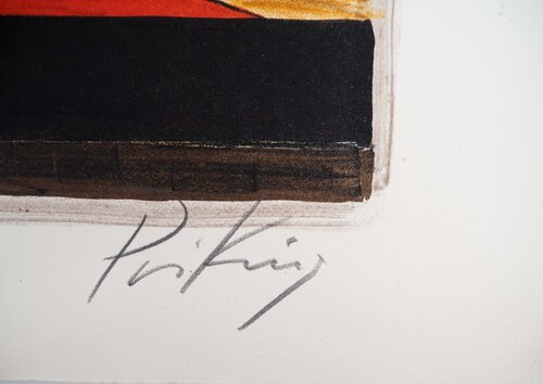 Femme ailée rencontrant la nature, van Franz Priking, Afdruk te koop op Singulart