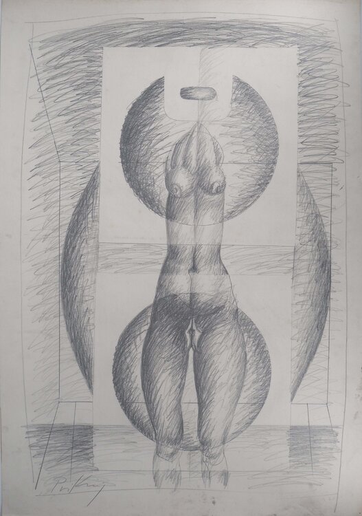 Figure féminine érotique  Franz Priking