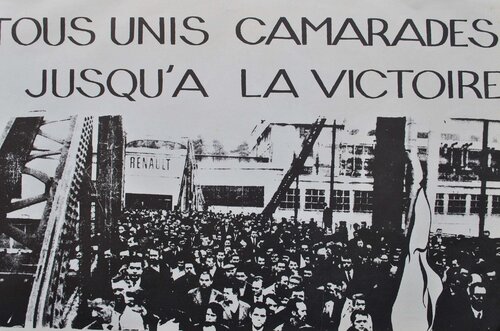 Tous unis camarades jusqu'à la victoire di MAI 68 (Affiches), Stampa in vendita su Singulart