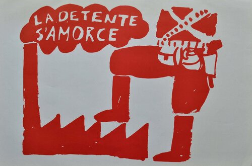 la détente s'amorce by MAI 68 (Affiches), Print for Sale on Singulart
