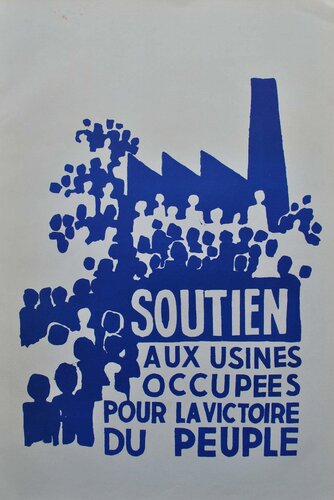 Soutien aux usines occupées by MAI 68 (Affiches), Print for Sale on Singulart