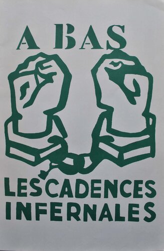 A bas les cadences infernales by MAI 68 (Affiches), Print for Sale on Singulart