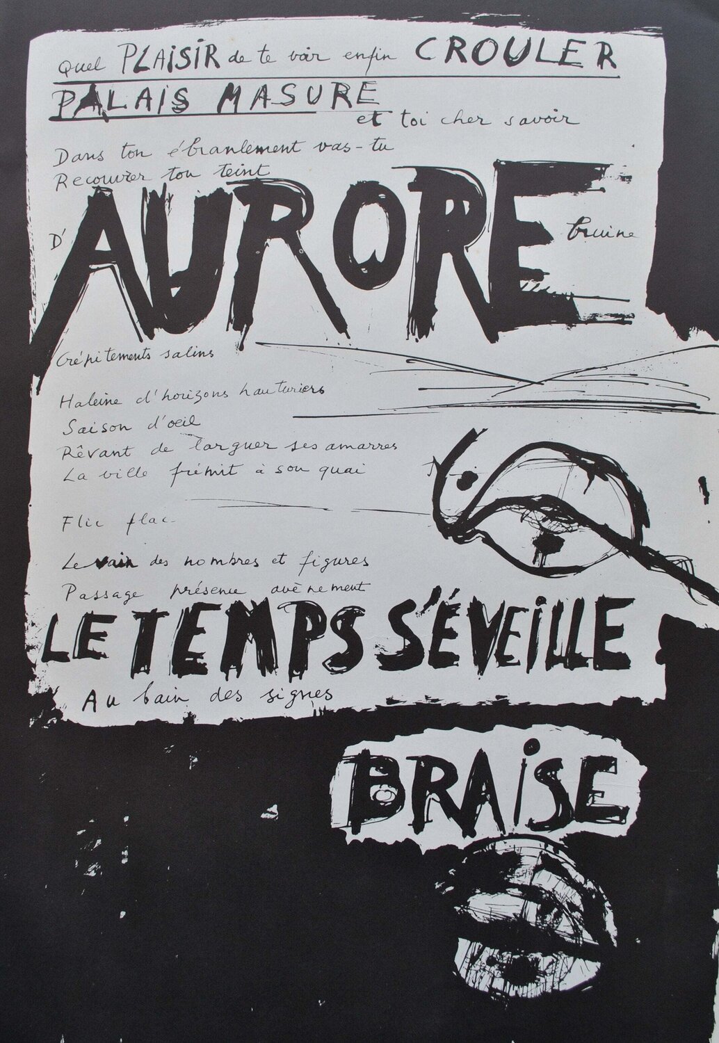 Le temps s'éveille MAI 68 (Affiches) Print for sale