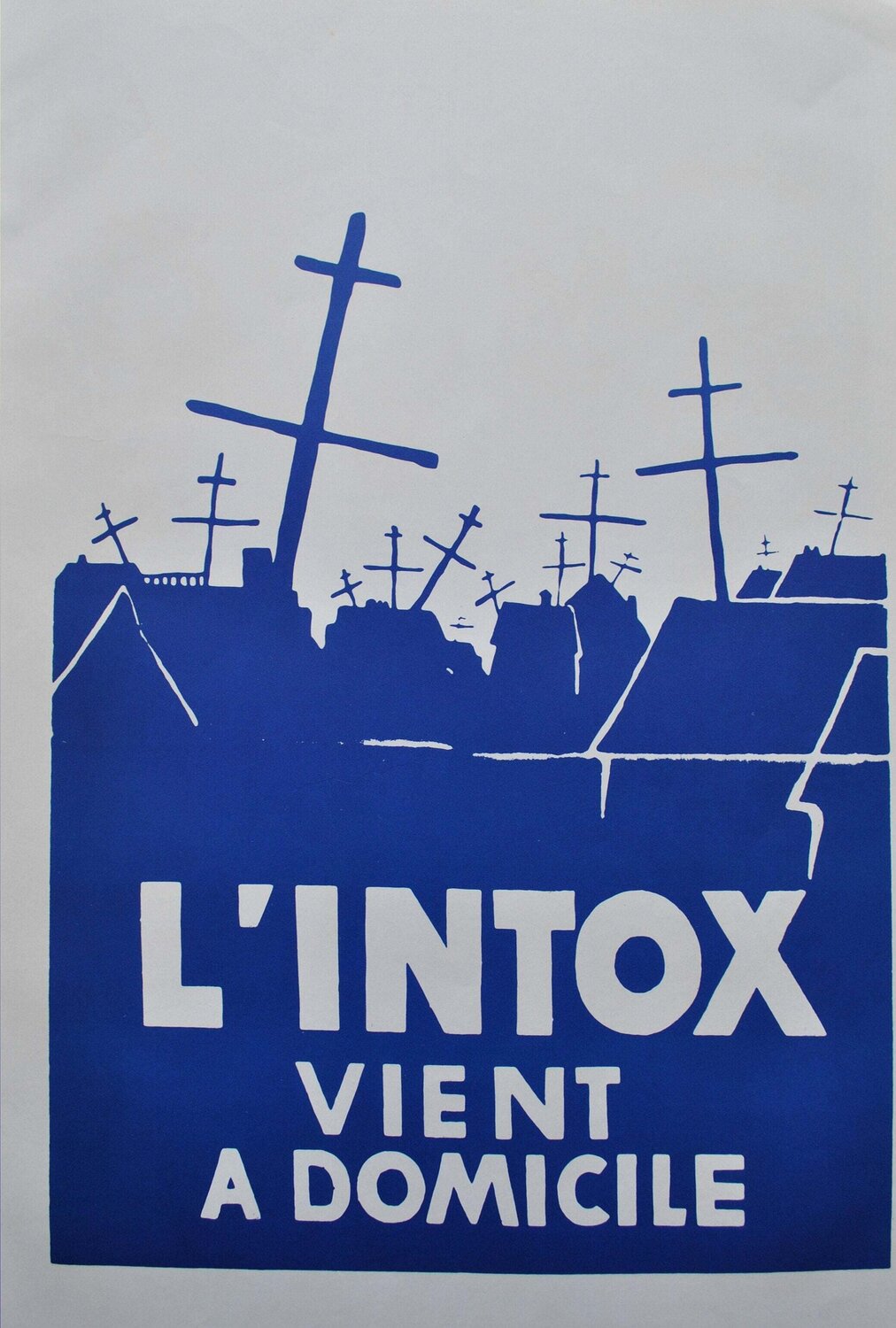 L'intox vient à domicile (Indépendance des médias) MAI 68 (Affiches) Print for sale