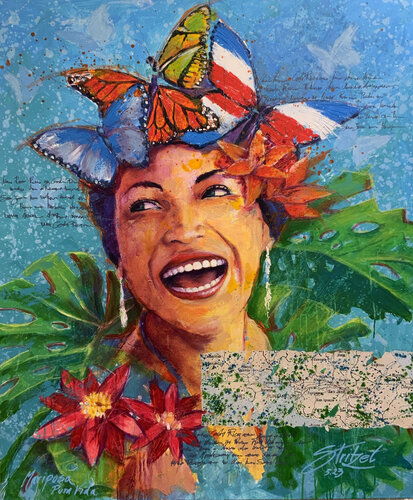 Mariposa, Pura Vida di Gerd Stritzel, Pittura in vendita su Singulart