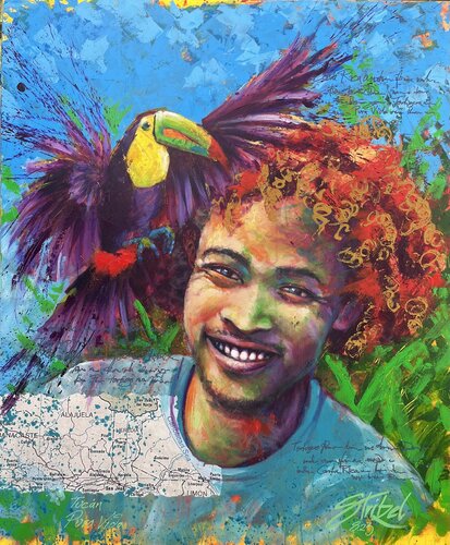 Tucán, Pura Vida di Gerd Stritzel, Pittura in vendita su Singulart
