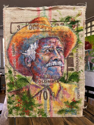 Columbia Coffee di Gerd Stritzel, Pittura in vendita su Singulart