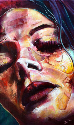 La rêveuse van Bellule Art, Schilderij te koop op Singulart
