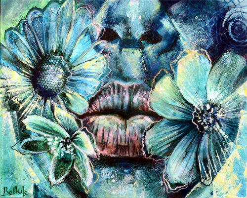 Pink kiss di Bellule Art, Pittura in vendita su Singulart