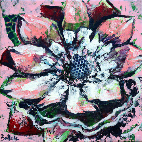Strong flower 6 di Bellule Art, Pittura in vendita su Singulart