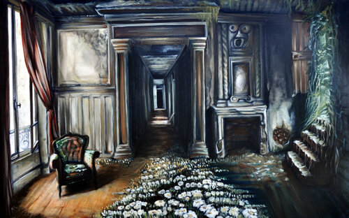 Flower floor van Bellule Art, Schilderij te koop op Singulart