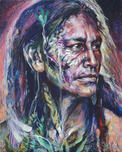 Gardien du vivant by Bellule Art, Painting for Sale on Singulart